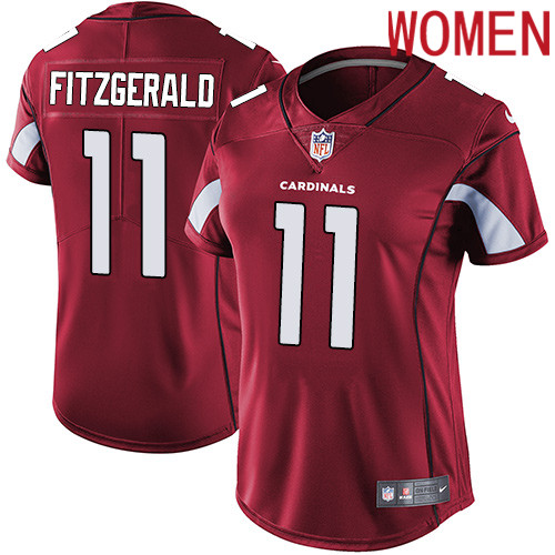 2019 Women Arizona Cardinals #11 Fitzgerald red Nike Vapor Untouchable Limited NFL Jersey